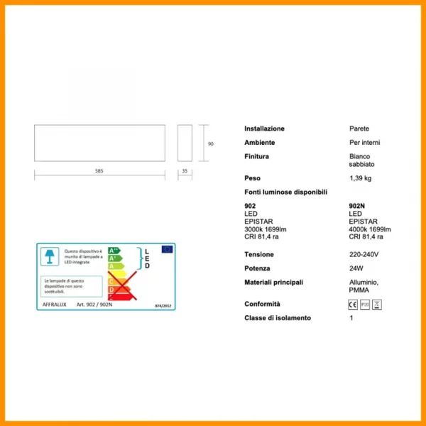 ISYLUCE-BART-LAMPADA-PARETE-LED-BIEMISSIONE-COD-902-19-STILLUCE-STORE-BERGAMO_DIM
