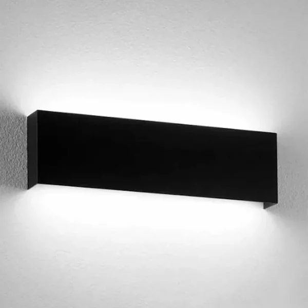ISYLUCE-BART-LAMPADA-PARETE-LED-BIEMISSIONE-NERA-COD-901-19-STILLUCE-STORE-BERGAMO