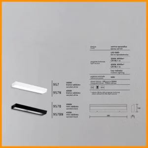 Isyluce Edge Lampada Parete Led Cod. 957 - immagine 2