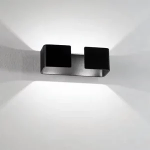 ISYLUCE-GRAFFA-LAMPADA-PARETE-LED-NERA-COD-924-PB-STILLUCE-STORE-BERGAMO
