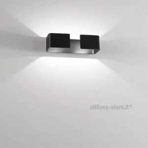 ISYLUCE-GRAFFA-LAMPADA-PARETE-LED-NERA-COD-924GB-STILLUCE-STORE-BERGAMO