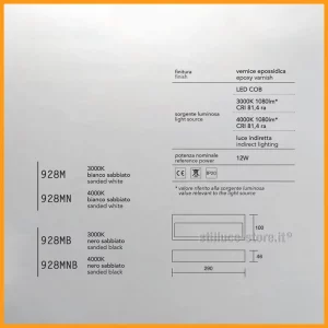 Isyluce Hold Lampada Parete Led Cod. 928M - immagine 4