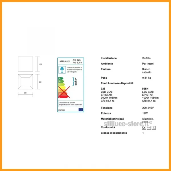 ISYLUCE-KLIN-LAMPADA-SOFFITTO-LED-COD-926-STILLUCE-STORE-BERGAMO_DIM