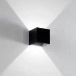 ISYLUCE-KUBIE-LAMPADA-PARETE-LED-NERA-COD-950-STILLUCE-STORE-BERGAMO
