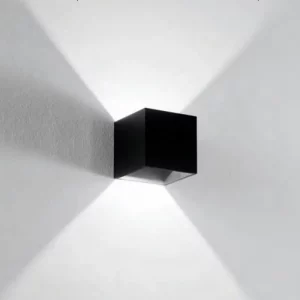 ISYLUCE-KUBIE-LAMPADA-PARETE-LED-NERA-COD-950-STILLUCE-STORE-BERGAMO