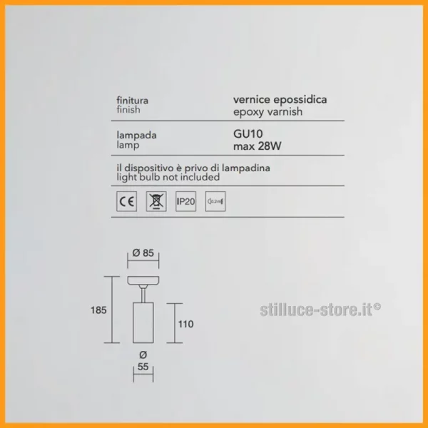 ISYLUCE-SIMPLIE-FARETTO-SOFFITTO-O-PARETE-AMB-COD-756-GU10-STILLUCE-STORE-BERGAMO_DIM