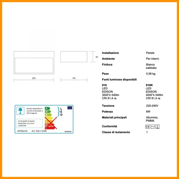 ISYLUCE-SPOT-LAMPADA-PARETE-LED-BIEMISSIONE-COD-910-STILLUCE-STORE-BERGAMO_DIM