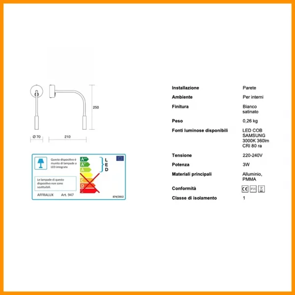 ISYLUCE-B-LIGHT-LAMPADA-PARETE-947-AMB-STILLUCE-STORE-BERGAMO_DIM