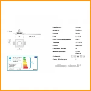 ISYLUCE-GYPSOS-FARETTO-INCASSO-GESSO-801-STILLUCE-STORE-BERGAMO_DIM