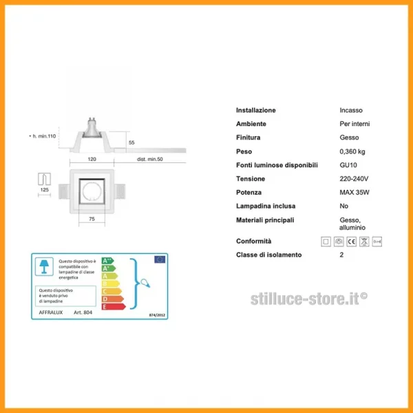 ISYLUCE-GYPSOS-FARETTO-INCASSO-GESSO-804-STILLUCE-STORE-BERGAMO_DIM