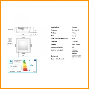 ISYLUCE-GYPSOS-FARETTO-INCASSO-GESSO-810-STILLUCE-STORE-BERGAMO_DIM