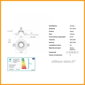 ISYLUCE-GYPSOS-FARETTO-INCASSO-GESSO-817-STILLUCE-STORE-BERGAMO_DIM