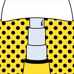 MARTINELLI-LUCE-PIPISTRELLO-POP-GIALLO-LAMPADA-TAVOLO-STILLUCE-STORE-BERGAMO