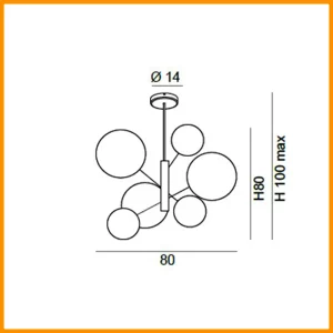 Metallux Global Sospensione d. 80 - immagine 3