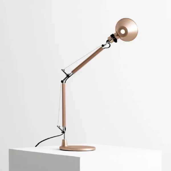 ARTEMIDE-TOLOMEO MICRO-COPPER-LAMPADA-DA-TAVOLO-STILLUCE-STORE-BERGAMO