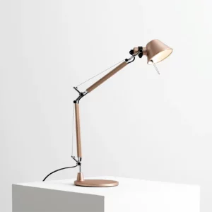 ARTEMIDE-TOLOMEO MICRO-COPPER-LAMPADA-TAVOLO-STILLUCE-STORE-BERGAMO
