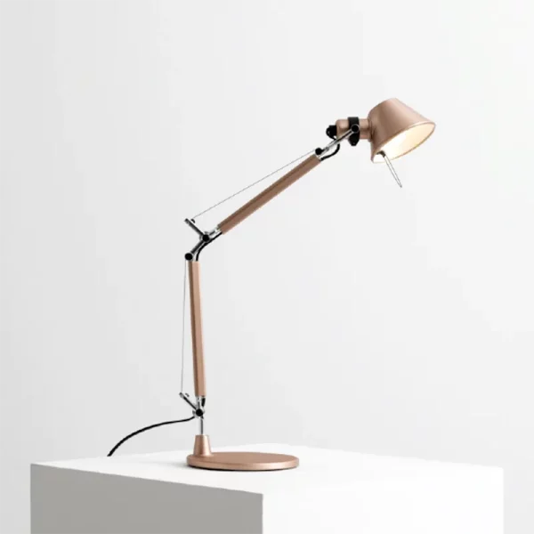ARTEMIDE-TOLOMEO MICRO-COPPER-LAMPADA-TAVOLO-STILLUCE-STORE-BERGAMO