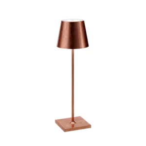 ZAFFERANO-POLDINA-PRO-FOGLIA-RAME-LAMPADA-TAVOLO-STILLUCE-STORE-BERGAMO