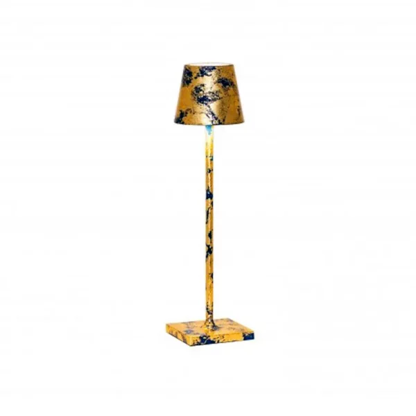 ZAFFERANO-POLDINA-PRO-MICRO-BLU-FOGLIA ORO-CRAQUELE-LAMPADA-TAVOLO-STILLUCE-STORE-BERGAMO ZAFFERANO-POLDINA-PRO-MICRO-BLU-FOGLIA ORO-CRAQUELE-LAMPADA-TAVOLO-STILLUCE-STORE-BERGAMO