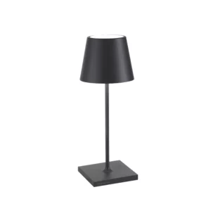ZAFFERANO-POLDINA-PRO-MINI-GRIGIO-SCURO-LAMPADA-TAVOLO-STILLUCE-STORE-BERGAMO