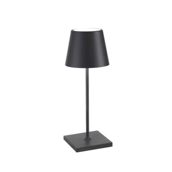 ZAFFERANO-POLDINA-PRO-MINI-GRIGIO-SCURO-LAMPADA-TAVOLO-STILLUCE-STORE-BERGAMO