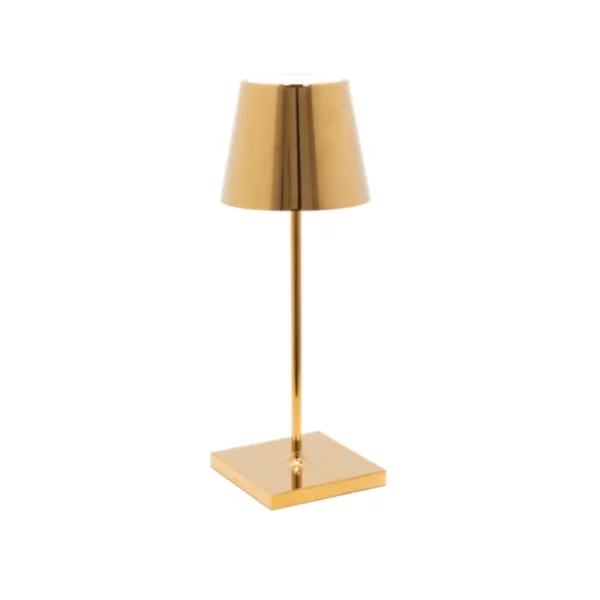 ZAFFERANO-POLDINA-PRO-MINI-ORO-LUCIDO-LAMPADA-TAVOLO-STILLUCE-STORE-BERGAMO