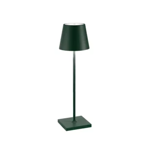 ZAFFERANO-POLDINA-PRO-VERDE SCURO-LAMPADA-TAVOLO-STILLUCE-STORE-BERGAMO