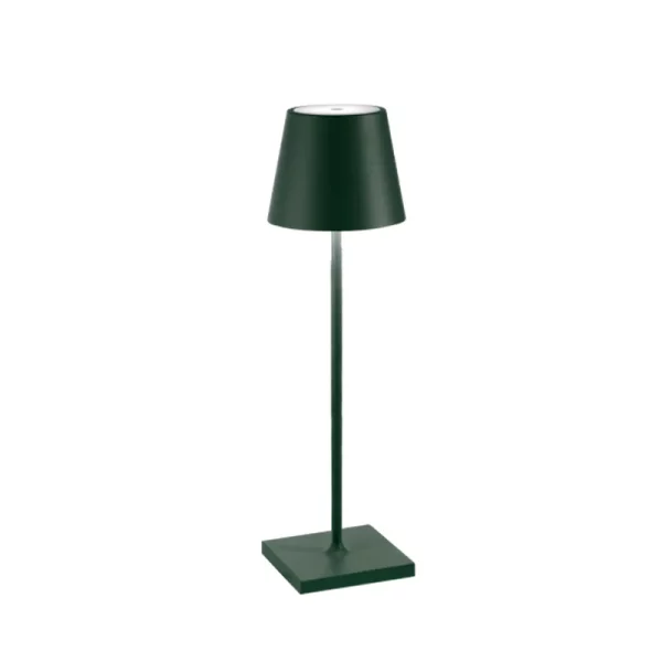 ZAFFERANO-POLDINA-PRO-VERDE SCURO-LAMPADA-TAVOLO-STILLUCE-STORE-BERGAMO