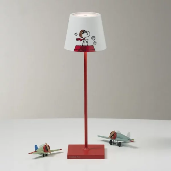 ZAFFERANO-POLDINA-PRO-X-PEANUTS-AVIATOR-LAMPADA-TAVOLO-AMB-STILLUCE-STORE-BERGAMO