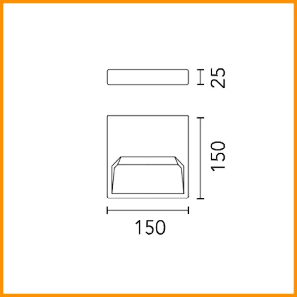 FLOS-FORT-KNOX-PARETE-LED-MINI-CROMO-STILLUCE-STORE-BERGAMO_DIM
