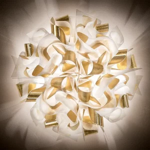 SLAMP-VELI-AUREA-PARETE-SOFFITTO-MEDIUM-ACCESA-STILLUCE-STORE-BERGAMO