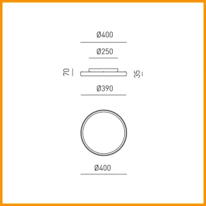 Gea Luce Acelia PP Lampada Parete o Soffitto - immagine 4