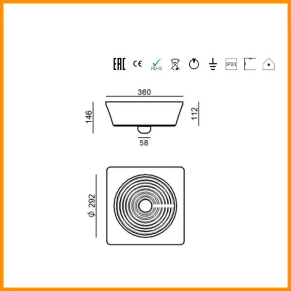 STILNOVO-GOLETTA-LAMPADA-DA-PARETE-O -SOFFITTO-STILLUCE-STORE-BERGAMO_DIM