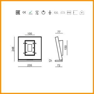 STILNOVO-IMBILICO-LAMPADA-PARETE-MIX-STILLUCE-STORE-BERGAMO_DIM