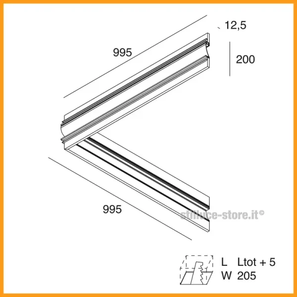 NOVALUX-CARTOON-LIGHT-A70-PROFILO-ANGOLARE-90-STILLUCE-STORE-BERGAMO_DIM