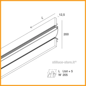NOVALUX-CARTOON-LIGHT-A70-PROFILO-MT-2-STILLUCE-STORE-BERGAMO_DIM