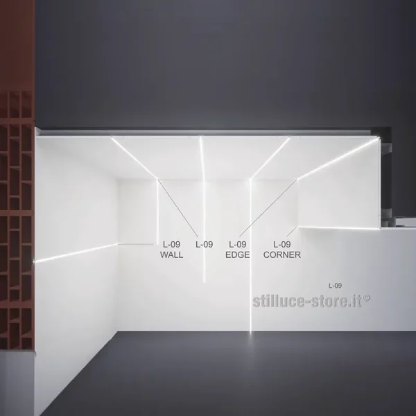 NOVALUX-CARTOON-LIGHT-PROFILI-L9-IN-OPERA-STILLUCE-STORE-BERGAMO