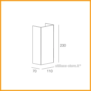 NOVALUX-CUBRIK-110-LAMPADA-PARETE-STILLUCE-STORE-BERGAMO_DIM