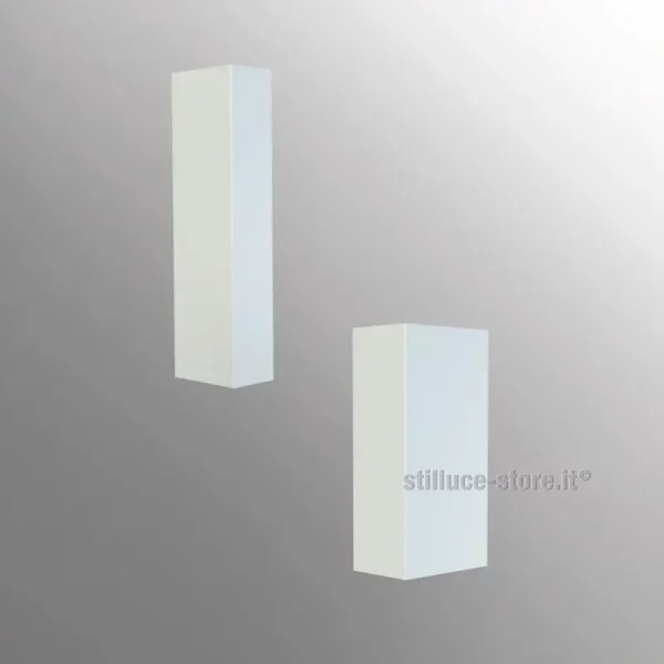 NOVALUX-CUBRIK-55 E-110-LAMPADA-PARETE-BIANCO-STILLUCE-STORE-BERGAMO