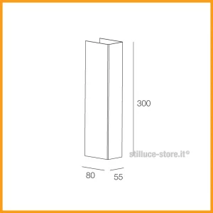 NOVALUX-CUBRIK-55-LAMPADA-PARETE-STILLUCE-STORE-BERGAMO_DIM