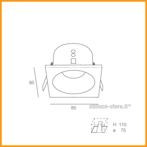 NOVALUX-MIND-FARETTO-INCASSO-QUADRATO-STILLUCE-STORE-BERGAMO_DIM