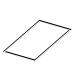 NOVALUX-P30-READY-PLAFONE-LED-RETTANGOLARE-NERO-STILLUCE-STORE-BERGAMO