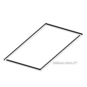 NOVALUX-P30-READY-PLAFONE-LED-RETTANGOLARE-NERO-STILLUCE-STORE-BERGAMO