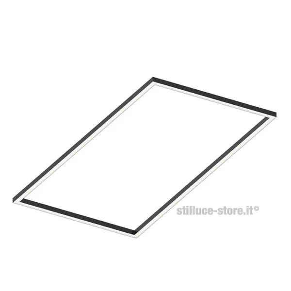 NOVALUX-P30-READY-PLAFONE-LED-RETTANGOLARE-NERO-STILLUCE-STORE-BERGAMO
