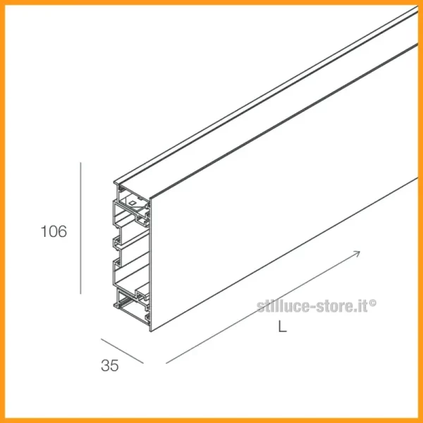 NOVALUX-RECTA-PCB-LAMPADA-PARETE-STILLUCE-STORE-BERGAMO_DIM
