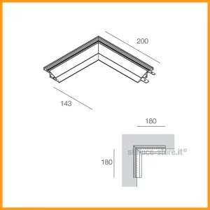 Novalux Cartoon Light Side Profilo Angolare interno - immagine 2