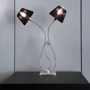 FLORENS-LAMPADA-TAVOLO-ARGENTO-ACCESA-STILLUCE-STORE-BERGAMO