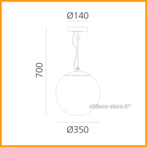 Artemide NH 35 Lampada a Soffitto - immagine 2