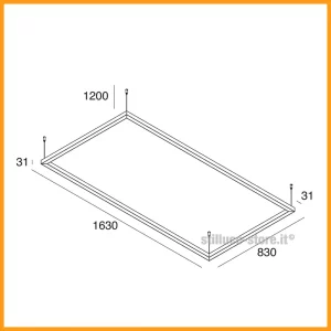 NOVALUX-P30-READY-SOSPENSIONE-LED-RETTANGOLARE-STILLUCE-STORE-BERGAMO_DIM