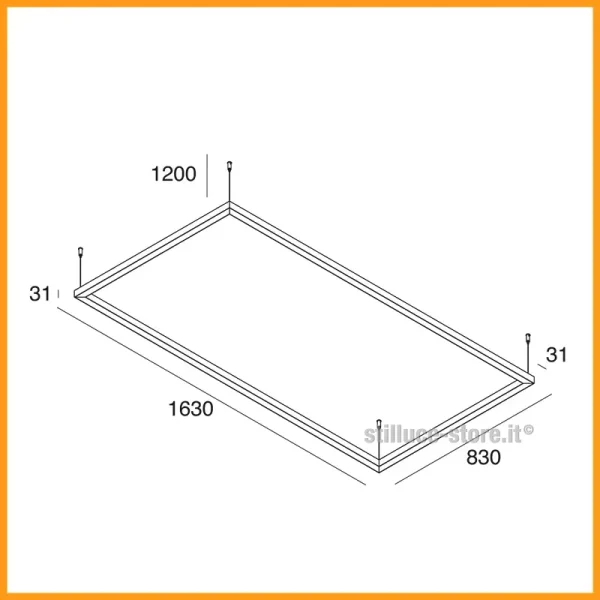 NOVALUX-P30-READY-SOSPENSIONE-LED-RETTANGOLARE-STILLUCE-STORE-BERGAMO_DIM